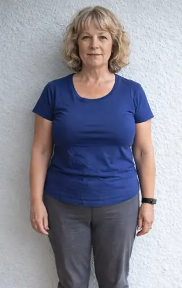 woman before using Inflami product